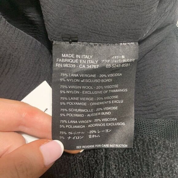 Prada Authentic Vintage Virgin Wool Tank Knee Length Shift Dress 42 6 Small - Picture 7 of 9